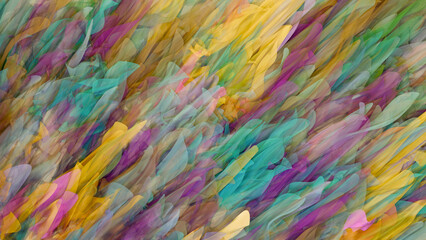 Abstract Colorful Brush Stroke Texture Endpaper Background