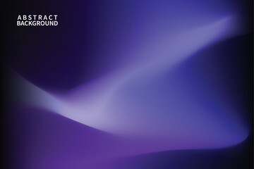 Abstract purple and black gradient background with smooth, flowing waves. Perfect for tech, digital art, posters, or stylish modern design projects.