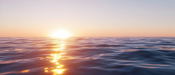 Fototapeta premium Sunrise Over Calm Waters