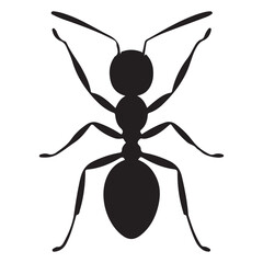 black ant vector. eps 10