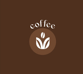 Minimal Coffee Cup Logo Icon for Cafe, Espresso Bar and Coffee Branding