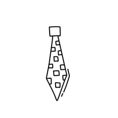 tie handrawn doodle
