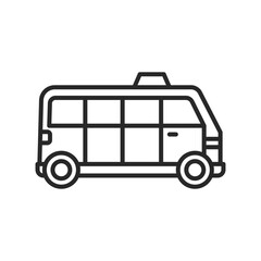 taxi service icon element
