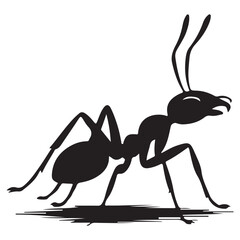 black ant vector. eps 10