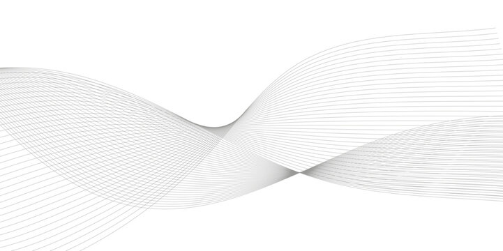 Abstract background with business lines. Technology, data science, geometric border pattern. Isolated on white background. Vector illustration.
