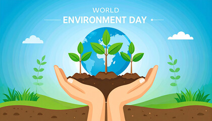 world environment day concept.Ecology concept hands holding plant a plant sapling with on ground
By peampath