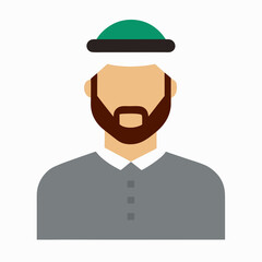 Saudi Arabian Person Illustration for Truck Booking App
