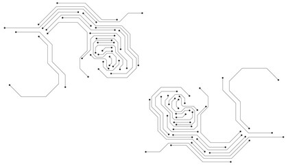 Abstract Technology Background , circuit board pattern 