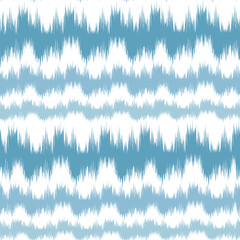 Ikat seamless pattern with hand drawn element sketch vector illustration