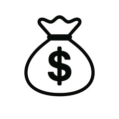 Fototapeta premium Simple Money Icon
