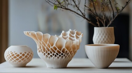 A startup blending traditional craft techniques with 3D-printing technology to create sustainable consumer products