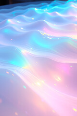 Fototapeta premium Dreamlike pastel waves flowing gently light and ethereal beauty captivating design