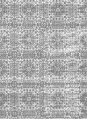 Exquisite Hand Rendered Geometric and Floral Scroll Motif Graphics