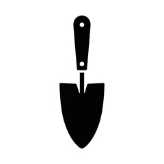 Beautiful Trowel vector art illustration 