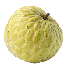 Fototapeta premium Custard apple isolated on a transparent background 