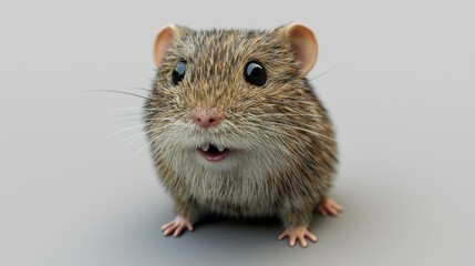 Cute, surprised, small rodent