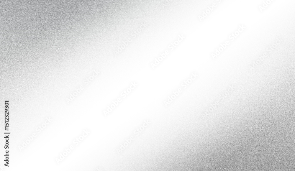 Poster diagonal black line on textured silver background.