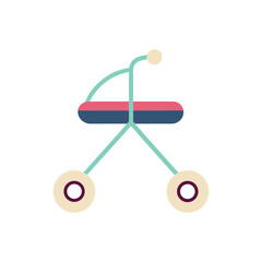 baby walker vector