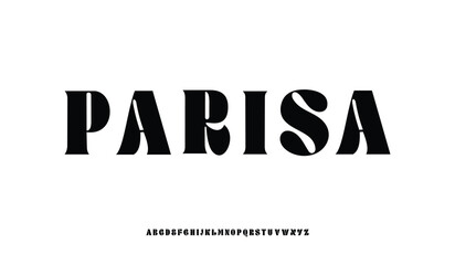 Elegant Font Uppercase Classic Lettering Minimal Fashion Designs. Typography modern serif fonts regular decorative vintage concept. vector illustration