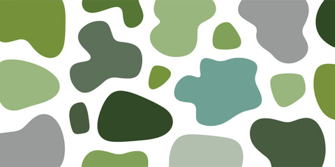 Abstract Organic Liquid Shapes Vector Set - Dynamic collection of fluid, wavy blobs and soft round oval patterns. Perfect for modern backgrounds, abstract designs, and contemporary illustra