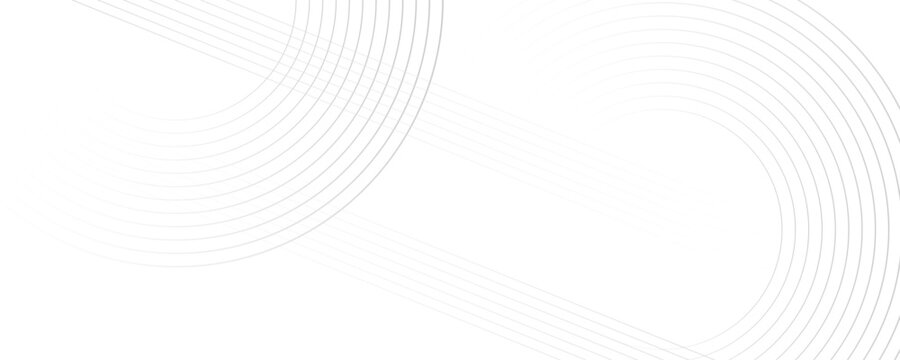 Abstract white and gray color geometric shape and lines seamless pattern transparent background design.