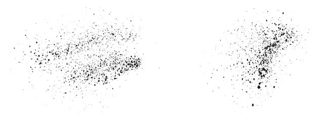 Obraz premium Ink grunge black blood splatter illustration background design