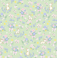 Timeless Geometric Shapes Blended with Floral Scroll Motif Drawings