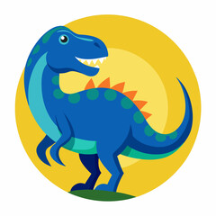 Fototapeta premium tyrannosaurus dinosaur vector illustration