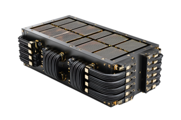 Advanced technology component, close up.