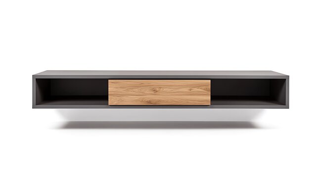 wooden box isolated on white