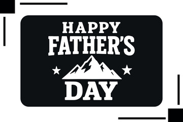 Happy Father's Day vector art design for project 
