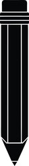 Vector Illustration of Edit Pencil Filled Silhouette for Graphic Design