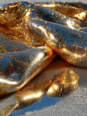 Gold silver blue glitter abstract lumpy metallic texture wet sand luxury up