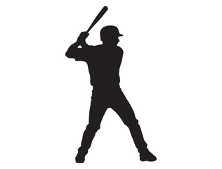 Baseball Player Silhouette