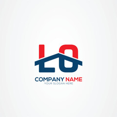 LO or OL Creative Modern Letters Logo Design Element