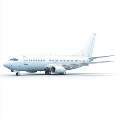 Fototapeta premium Modern Commercial Airplane Design , PNG isolated cut out image