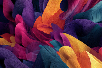 Colorful abstract wrinkled texture background