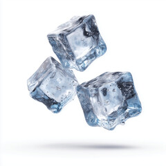 Ice Cubes: A Refreshing Visual , PNG isolated cut out image