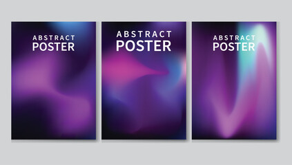 Abstract purple and black gradient background with smooth, flowing waves. Perfect for tech, digital art, posters, or stylish modern design projects.