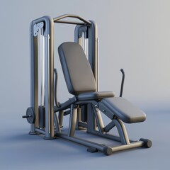 Leg Curl Machine Icon. Design of Fitness and Gym Icons.