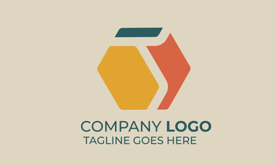 R Abstract Logo for Branding Projects


