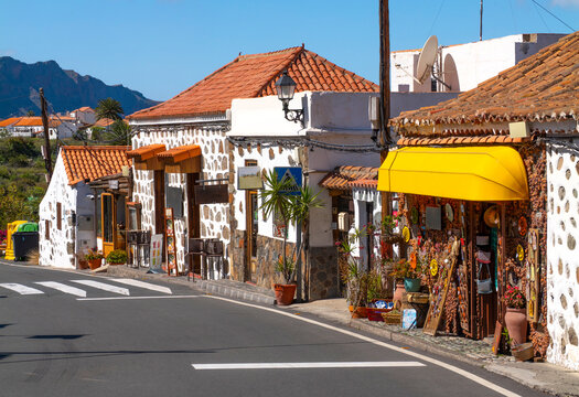 Fataga, Historische Palmenoase in den Bergen von Gran Canaria