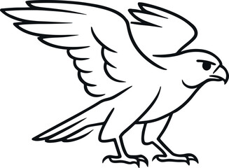 A striking black vector silhouette illustration of a flying dove of peace with outstretched wings, embodying nature's symbolic design