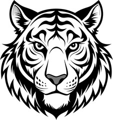 lion face head tattoo