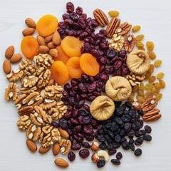 Healthy Snack Mix: Nuts, Dried Fruits, and Seeds