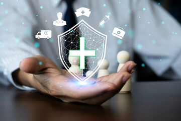 The concept of purchasing comprehensive health insurance