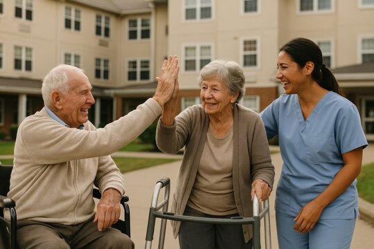 Elderly joy care interaction