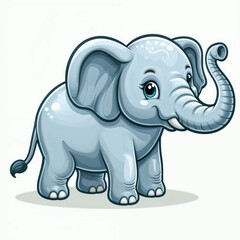 Fototapeta premium elephant cartoon illustration