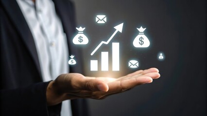Business growth strategy financial success investment