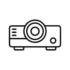 Minimalist Line Art Depiction of a Sleek Technological Device Perfect for Iconography with a Modern Aesthetic Featuring a Transparent Background for Easy Integration into Diverse Design Projects